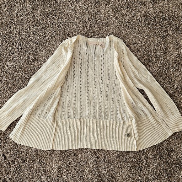DKNY Lacy Knit Cardigan - Picture 2 of 11